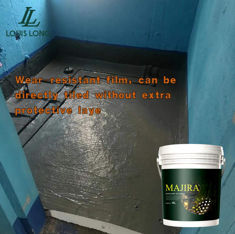 Acrylic Water Based Interior floorPaint Eco Friendly Waterproof Anti Mold Moisture Resistant Coating for Home Store Office Brush